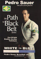 White to Blue BJJ Training DVD with Pedro Sauer - Budovideos Inc
