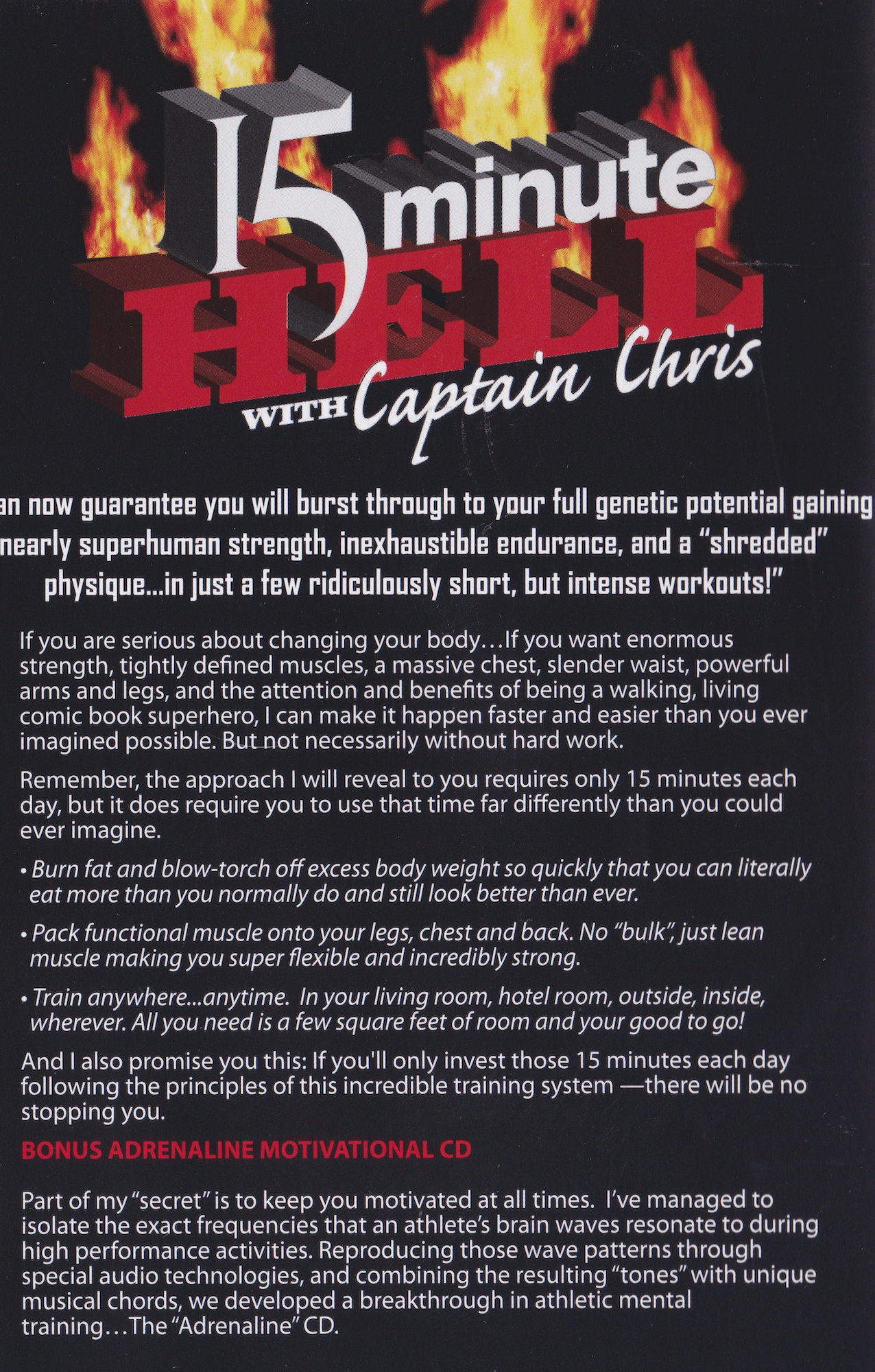 15 Minute Hell DVD & CD with Captain Chris (Preowned)