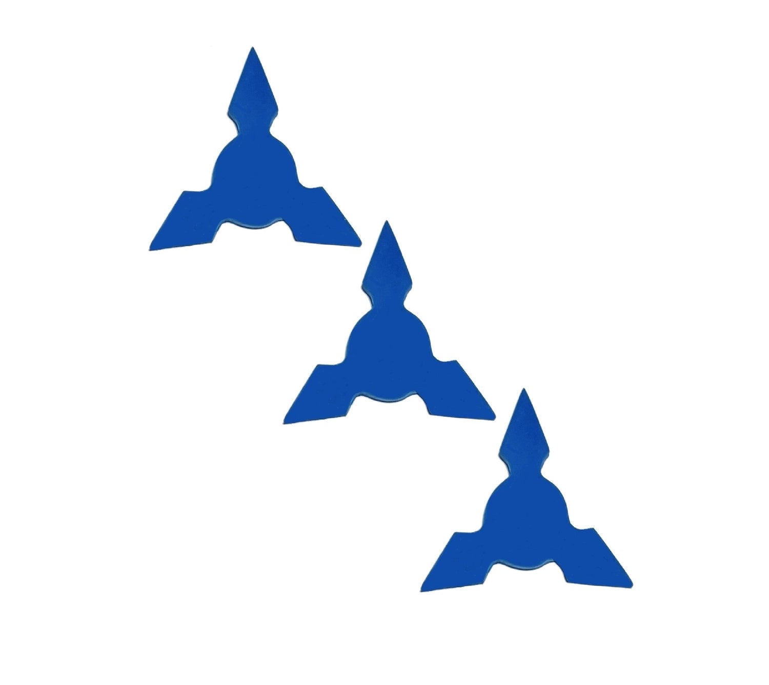 Ninja 3 point  Rubber Training Shuriken