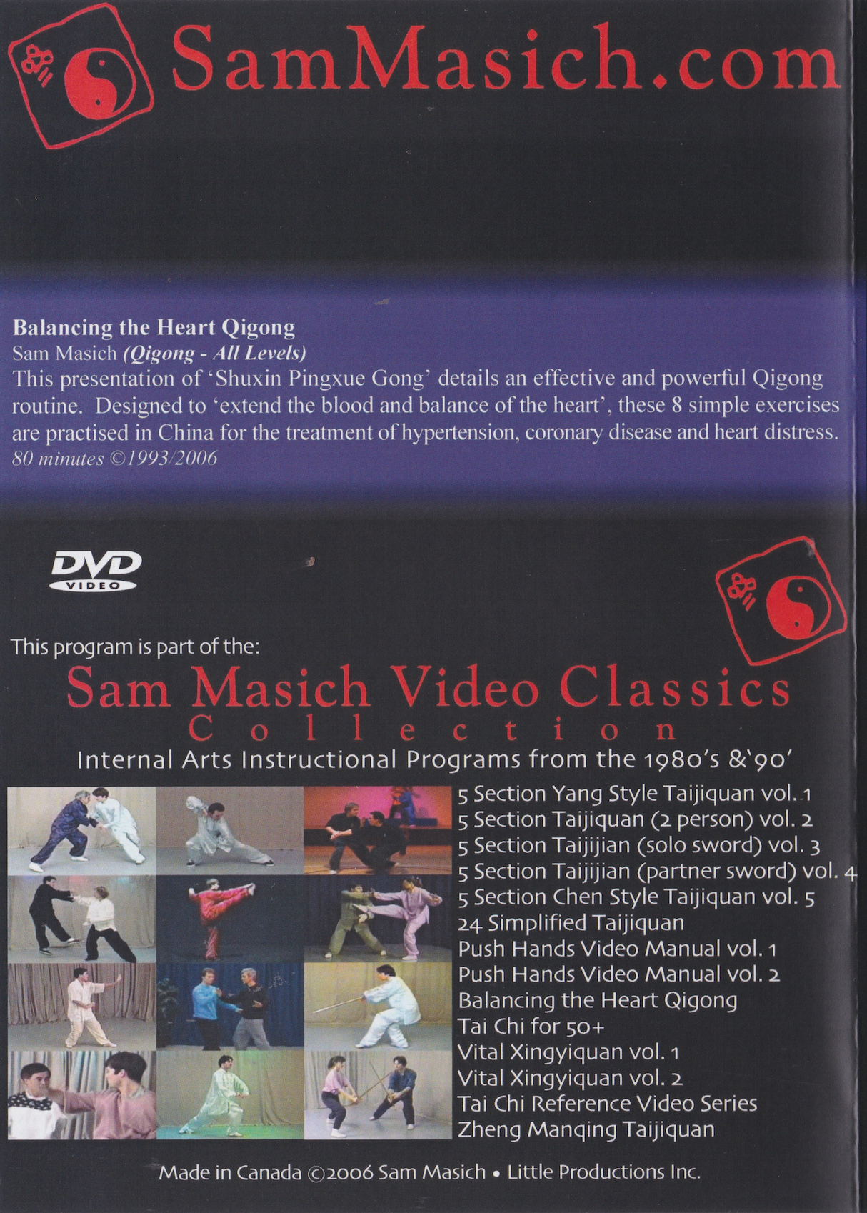 Balancing the Heart: Shuxin Pingxue Gong DVD with Sam Masich (Preowned)