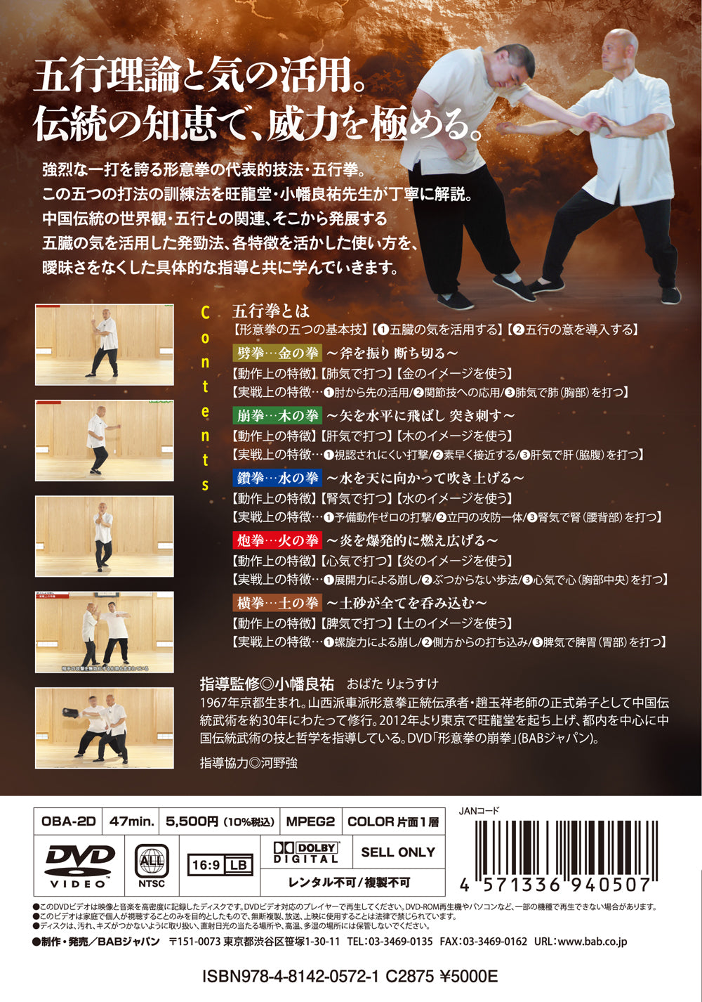 Cómo obtener el poder de los golpes en el DVD Xing Yi Quan de Ryosuke Obata