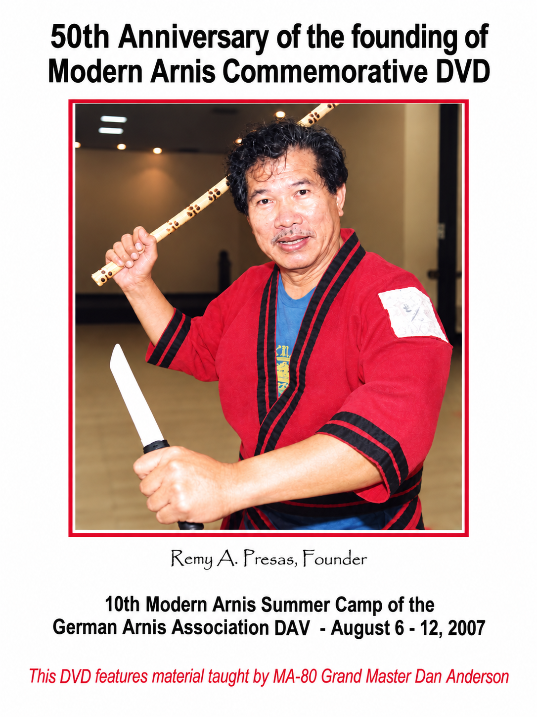 50th Anniversary of Modern Arnis Summer Camp 2 DVD Set (Preowned)