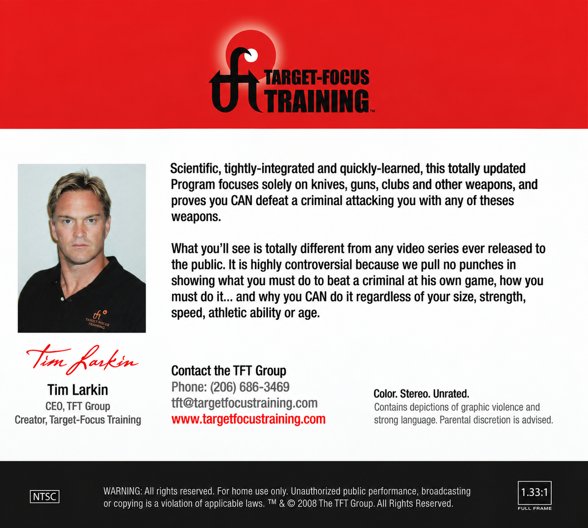 ‘Nuclear’ Weapons II Target-Focus Training 4 DVD Set by Tim Larkin (Preowned)