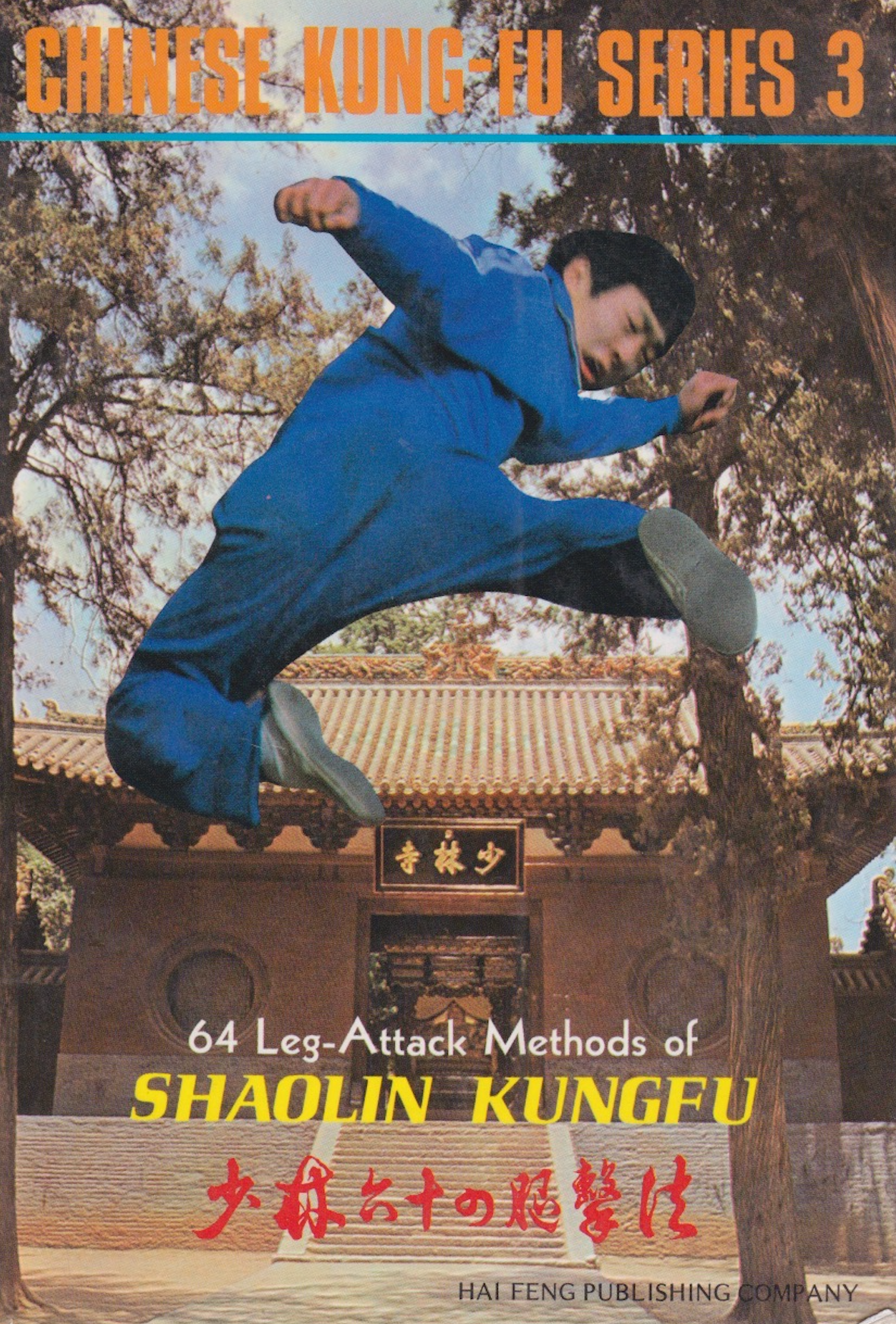 64 Leg Attack Methods of Shaolin Kung Fu - Chinese Kung-Fu Series Book 3 by Xinde Wang (Preowned)