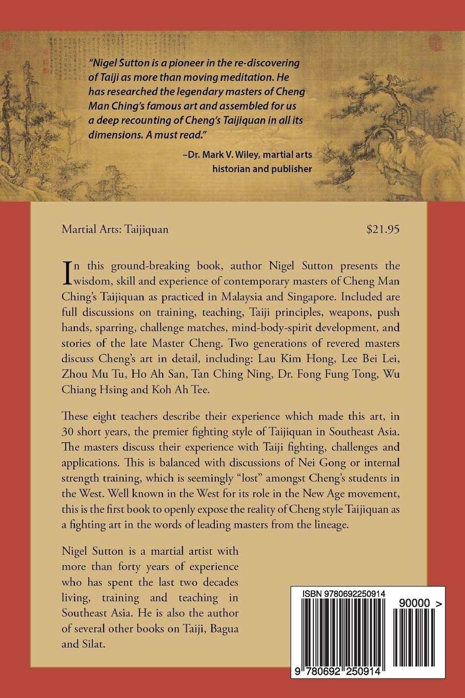 Wisdom of Taiji Masters: Insights into Cheng Man Ching's Art Book by Nigel Sutton