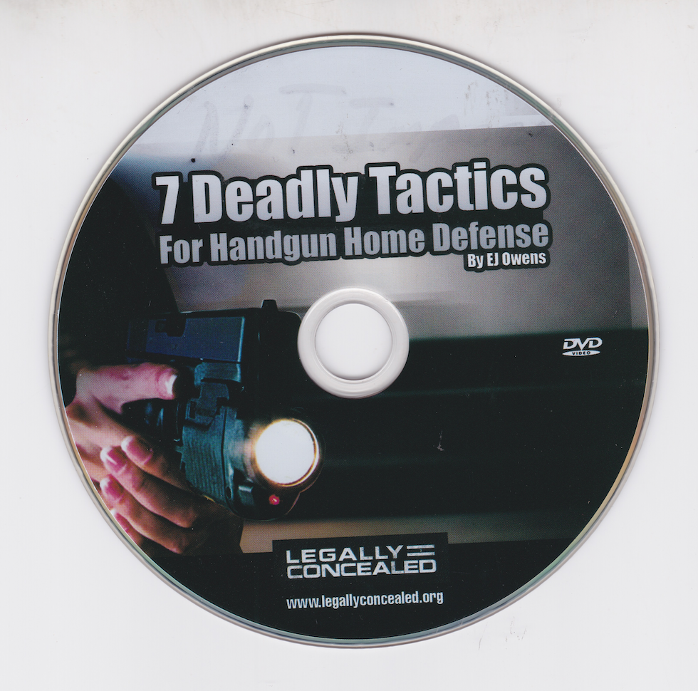 7 Deadly Tactics For Handgun Home Defense DVD by EJ Owens (Preowned)