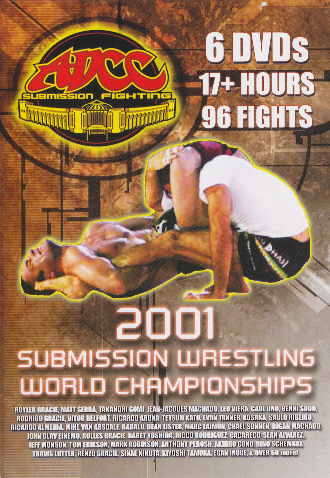 ADCC 2001 in Abu Dhabi Complete 6 DVD Set