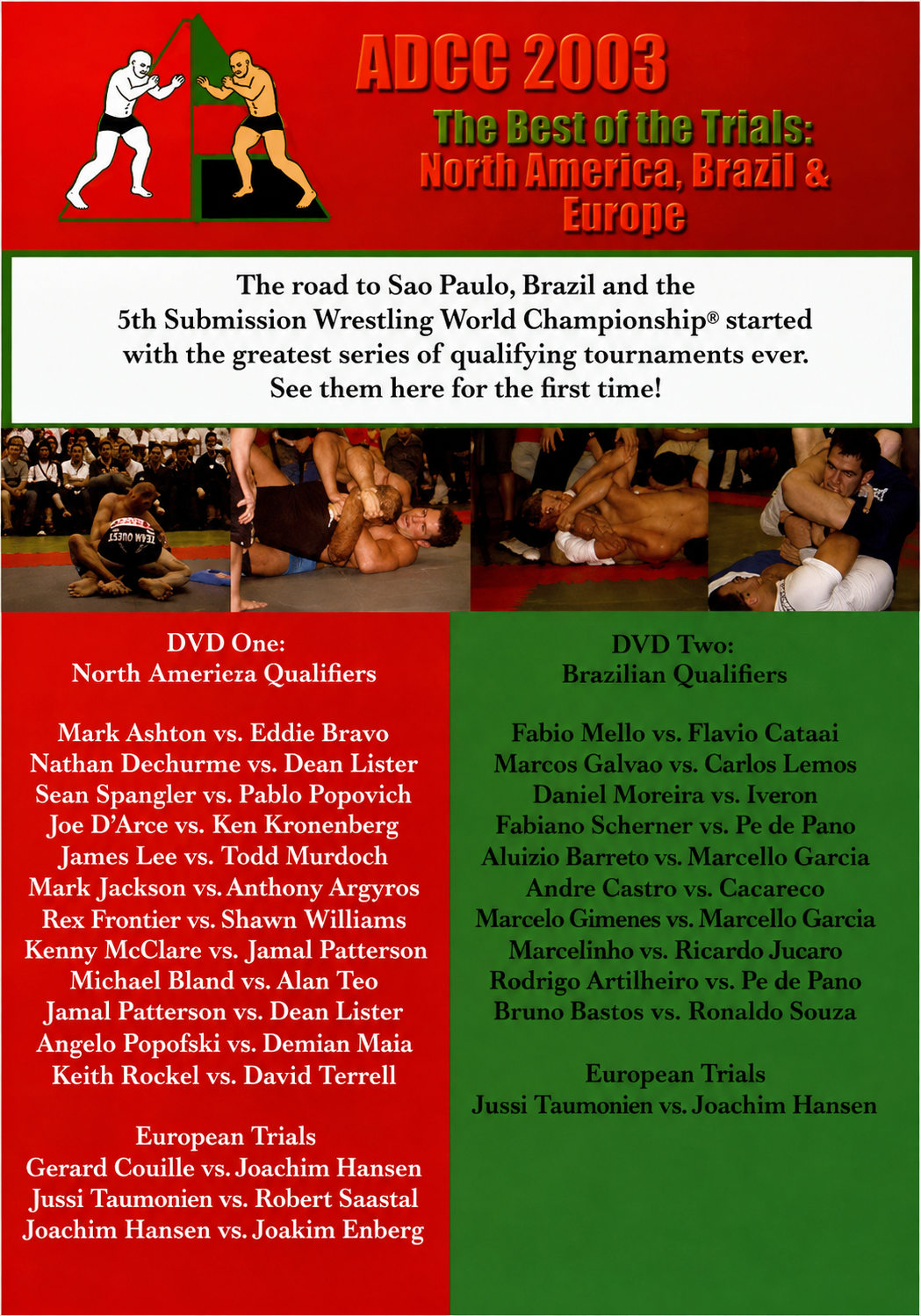 ADCC 2003 Best of the Trials 2 DVD Set