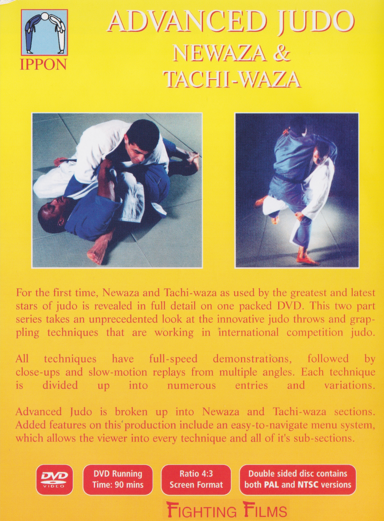 Advanced Judo: Newaza & Tachi Waza DVD by Eric Bonti & Sameh Zineldin