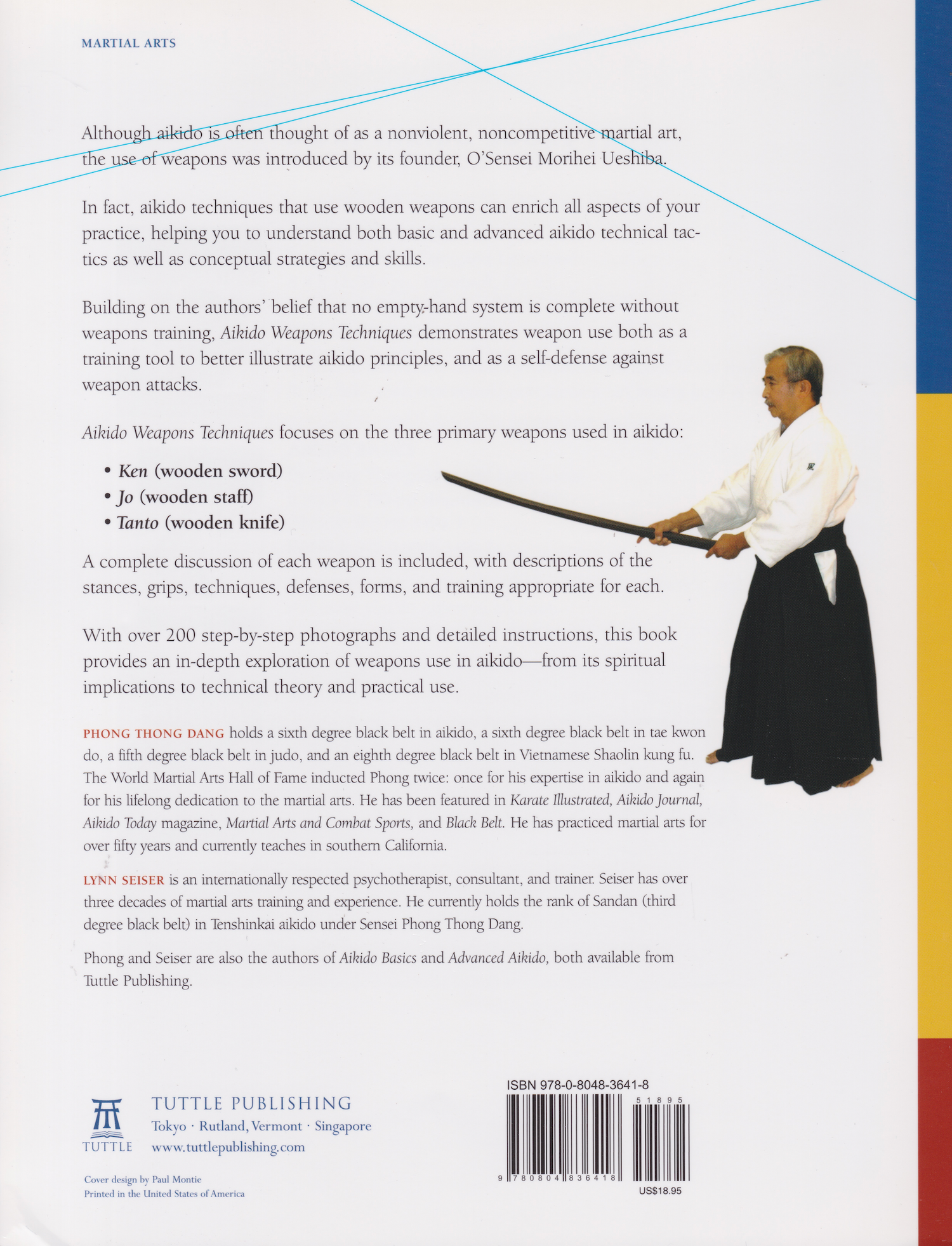 Aikido Weapons Techniques: Wooden Sword, Stick & Knife of Aikido Book by Phong Thong Dang (1st Edition)