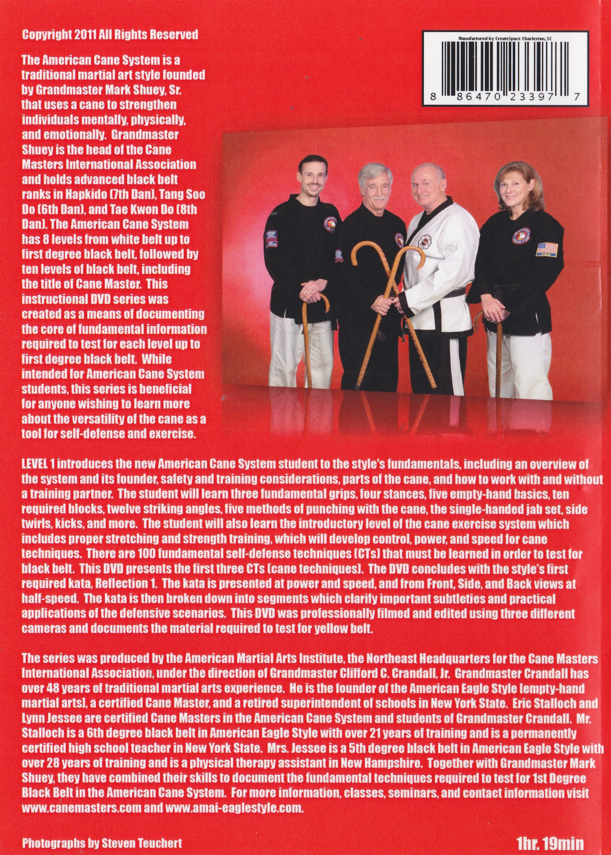 American Cane System Ranking Series Yellow Belt Level 1 DVD (Preowned)