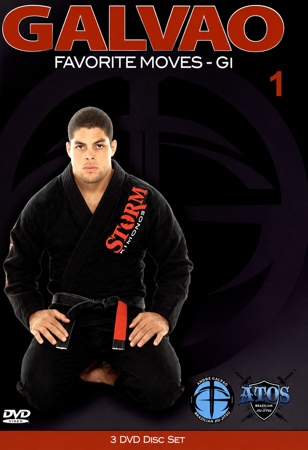 アンドレ ガルバオ Favorite Moves Gi 3 DVD セット (中古)