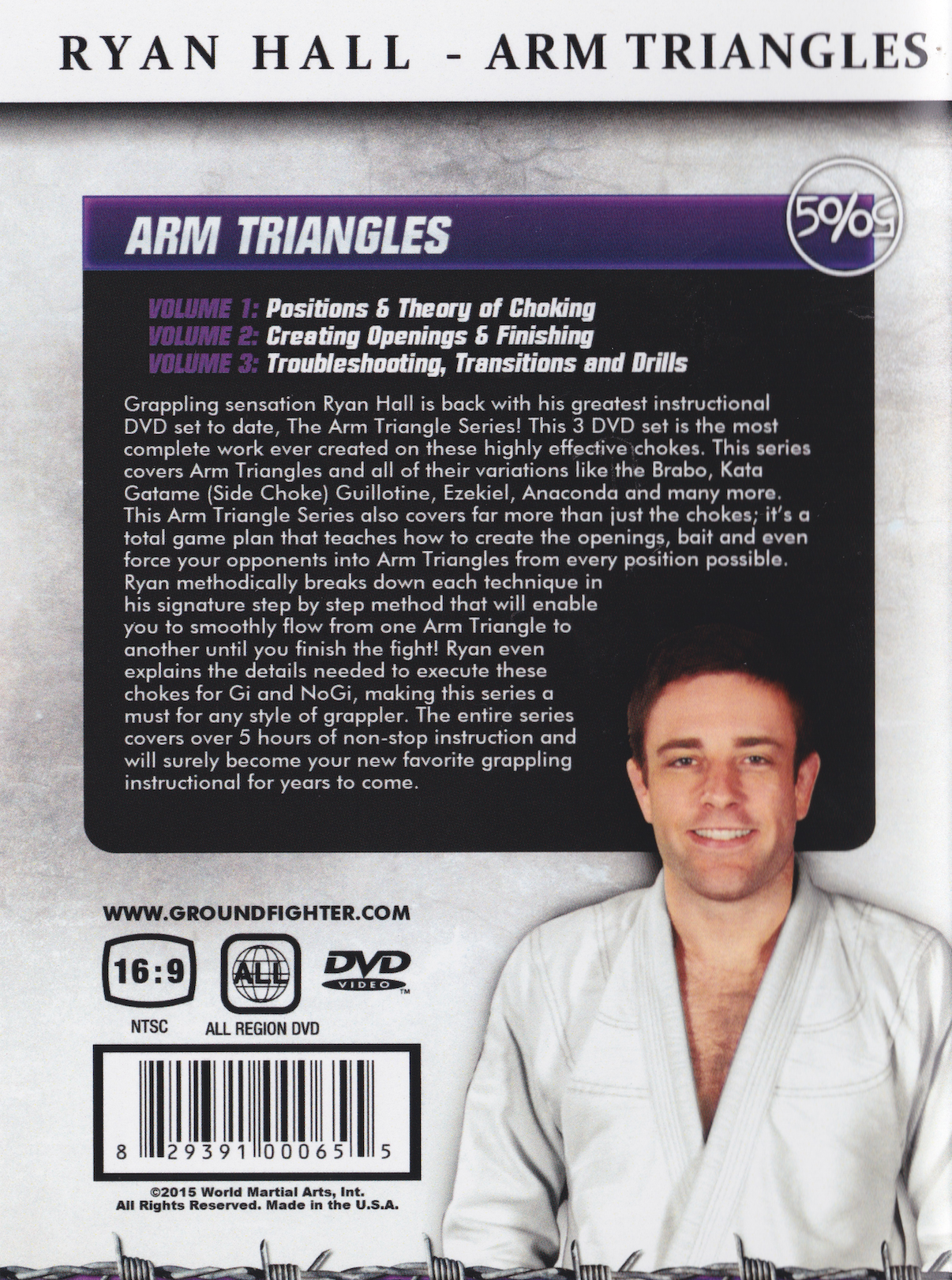 Arm Triangles 3 DVD Set with Ryan Hall (Preowned)