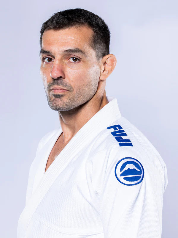 Baseline 2.0 BJJ Gi White & Navy by Fuji Sports
