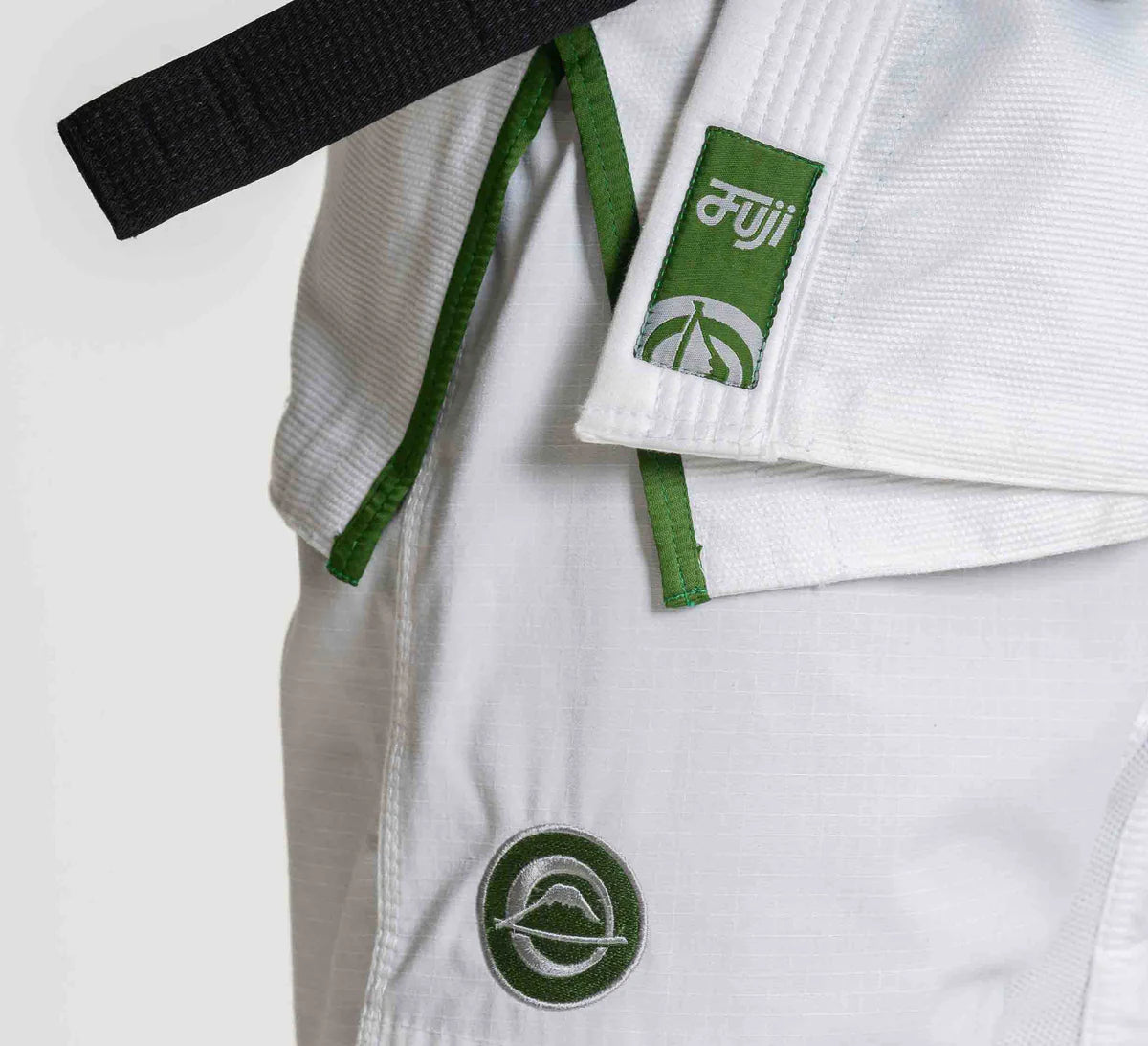 Flow-Tech BJJ Gi White/Green by Fuji