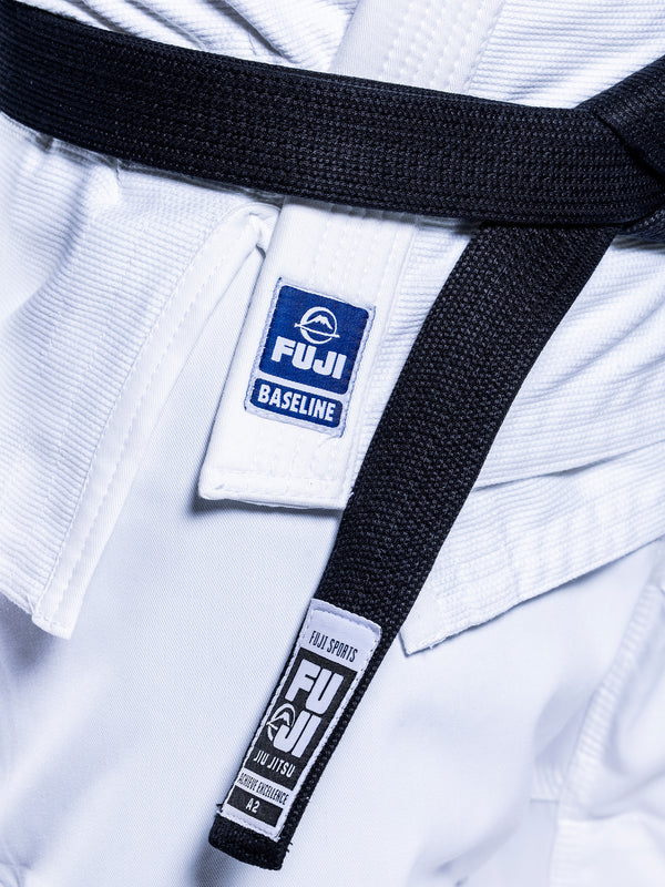 Baseline 2.0 BJJ Gi White & Navy by Fuji Sports
