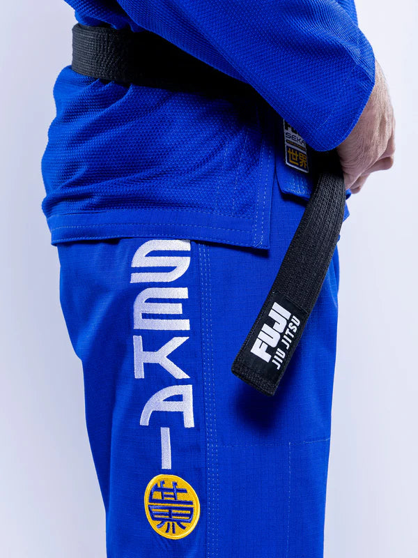 Sekai 3.0 BJJ Gi by Fuji Sports - Blue & Yellow