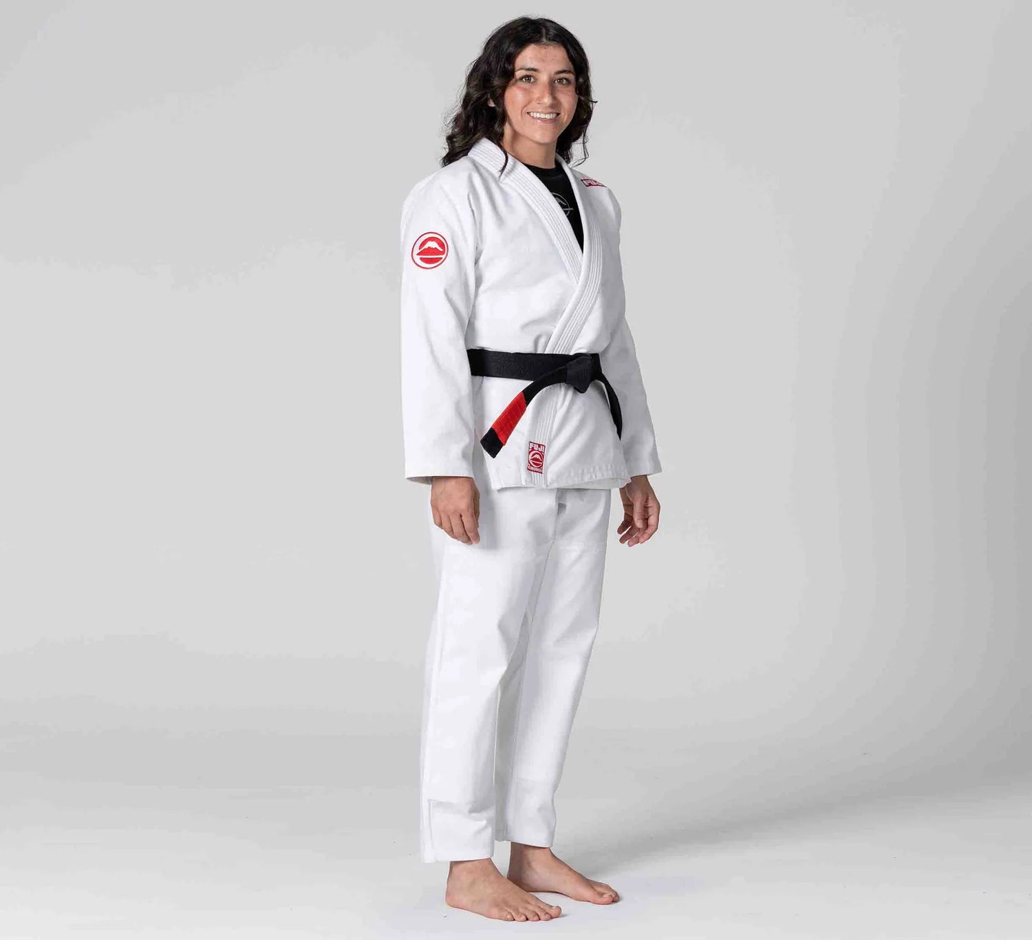 Womens Competition BJJ Gi White by Fuji