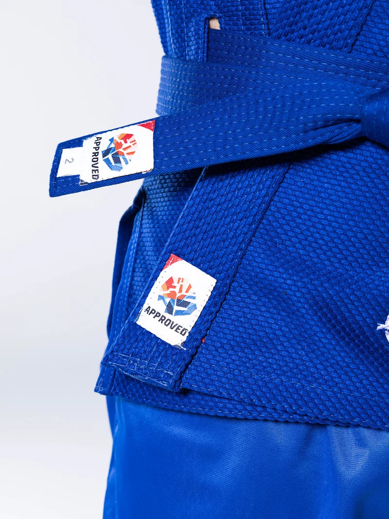 FIAS Sambo Kurtka Jacket Blue With Blue Belt by Fuji