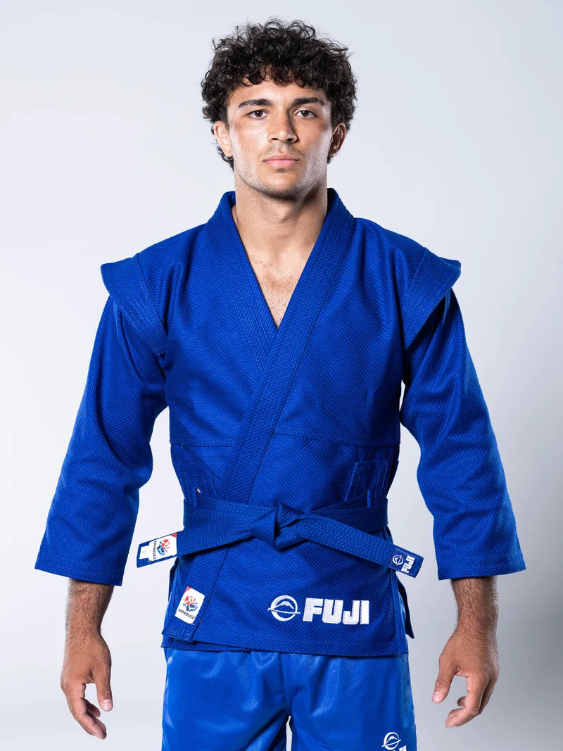 FIAS Sambo Kurtka Jacket Blue With Blue Belt by Fuji