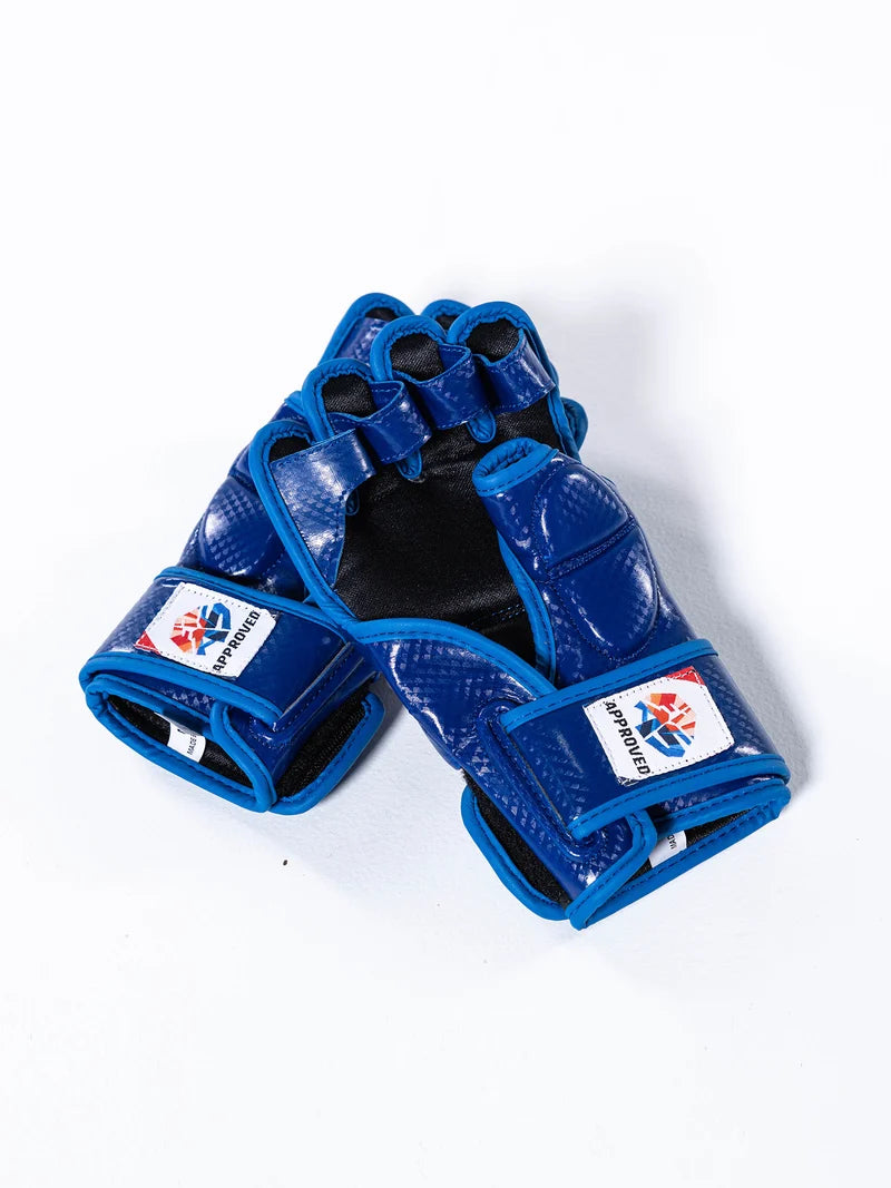 FIAS Sambo Combat Gloves Blue by Fuji