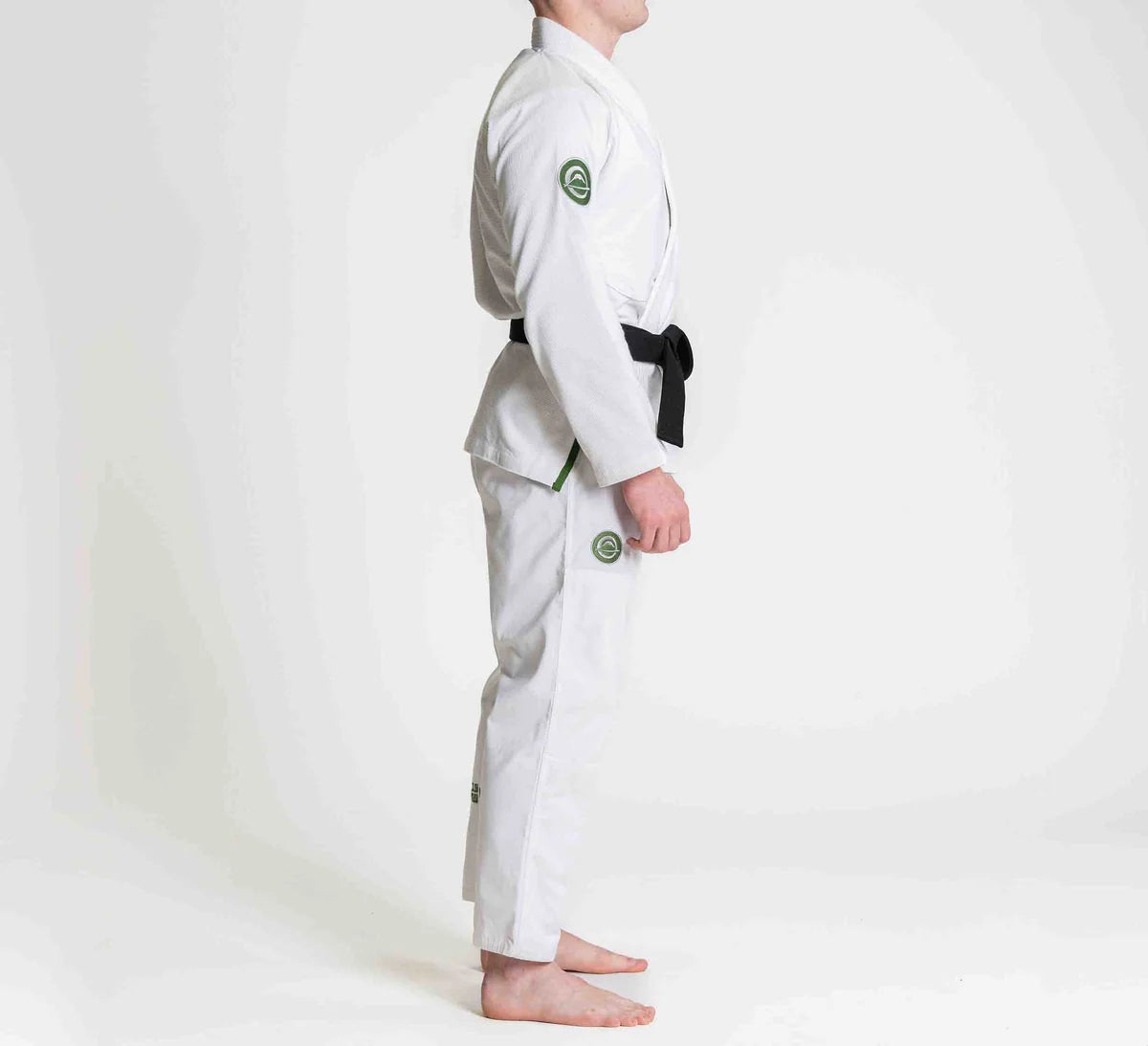 Flow-Tech BJJ Gi White/Green by Fuji