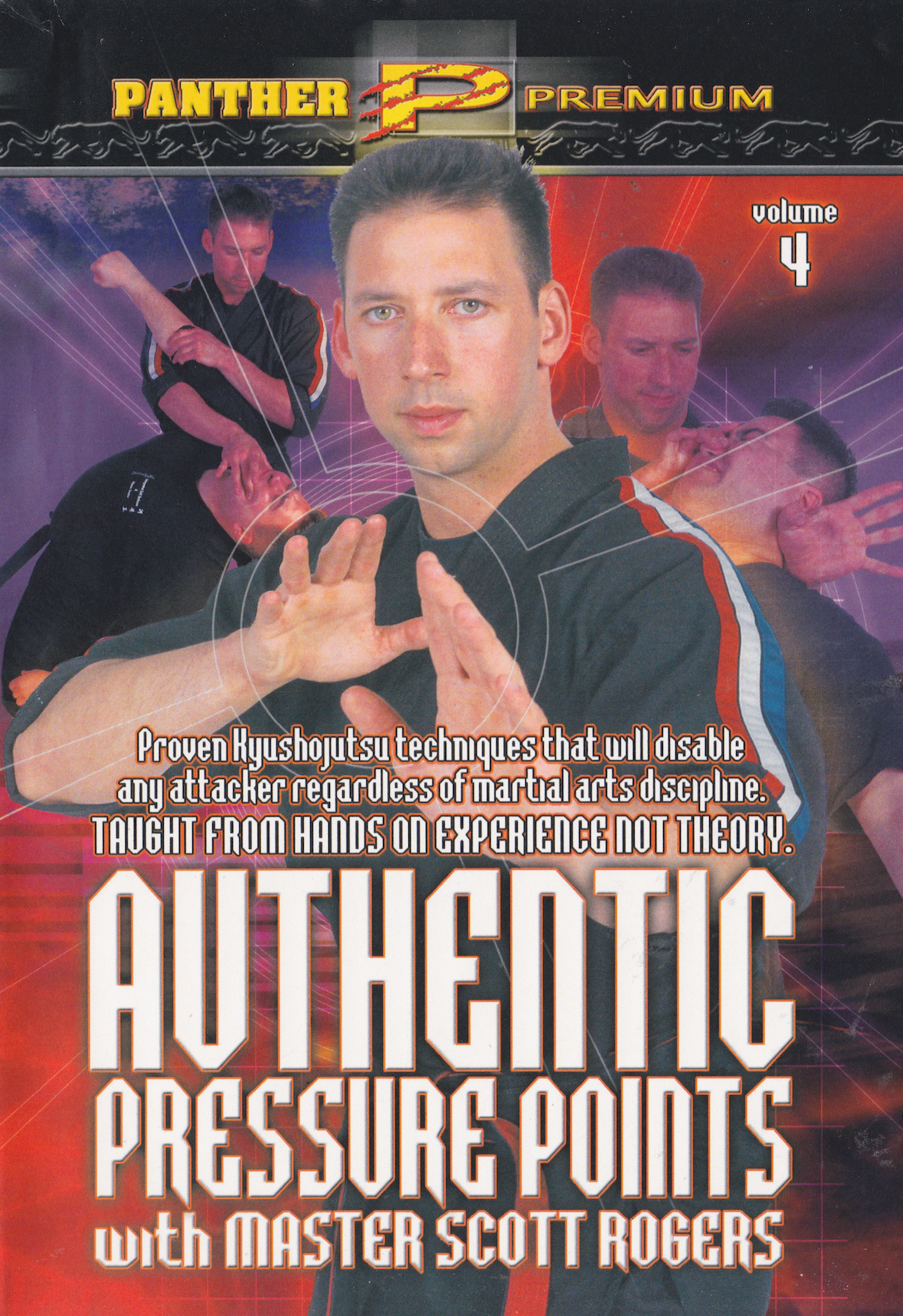 Authentic Pressure Points DVD 4 Pressure Point Knockouts: Moving Attacks DVD by Scott Rogers (Preowned)