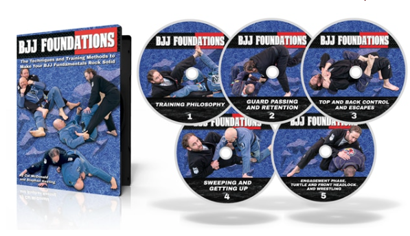 BJJ Foundations 5 DVD Set by Cal McDonald & Stephan Kesting