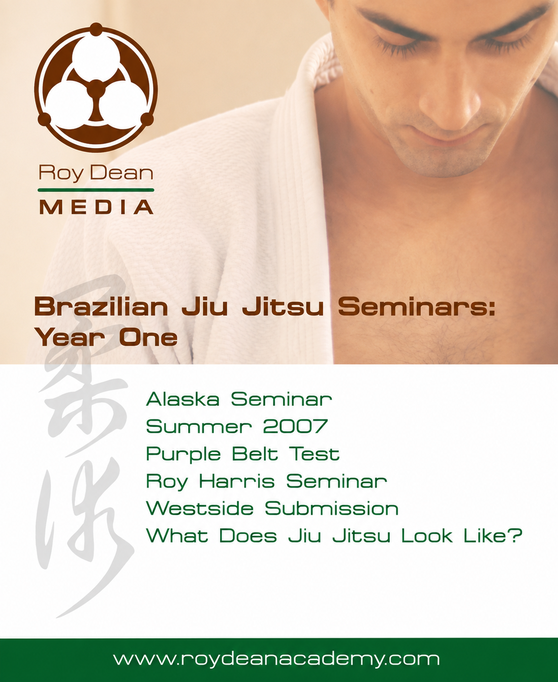 BJJ Seminars Year One DVD by Roy Dean