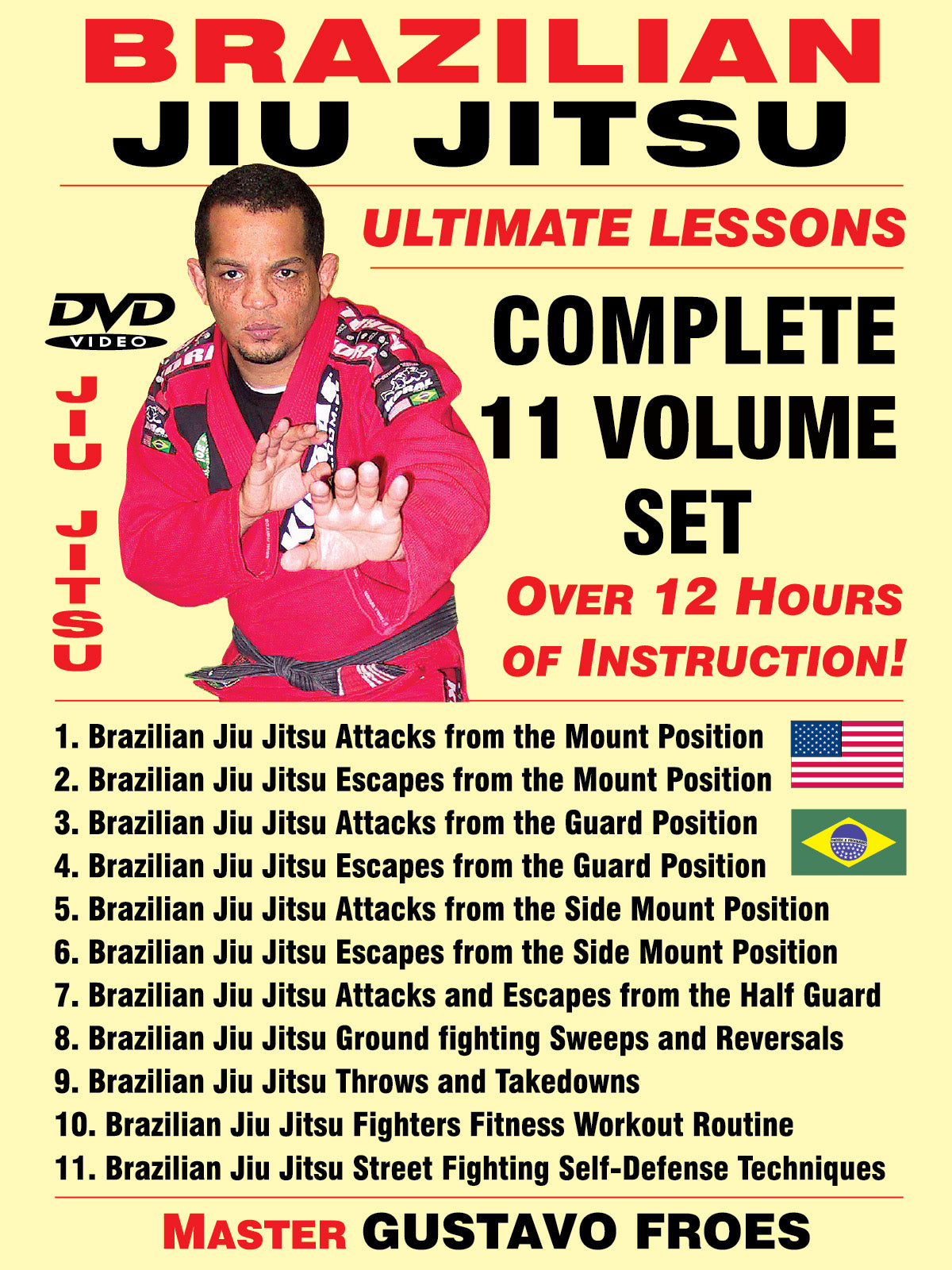 Serie completa de BJJ Ultimate Lessons de Gustavo Froes (On Demand)
