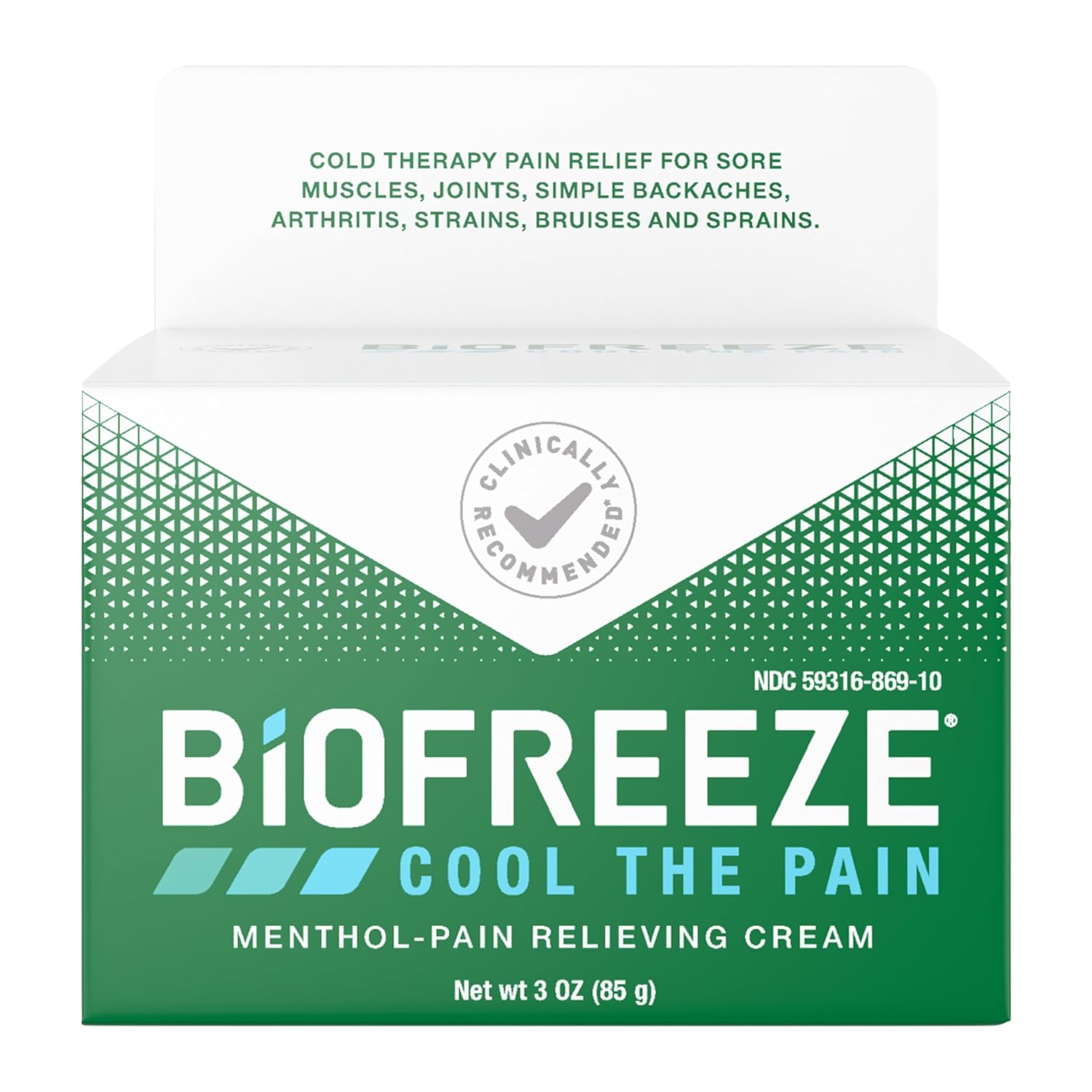 Biofreeze Pain Relief Cream 3 OZ