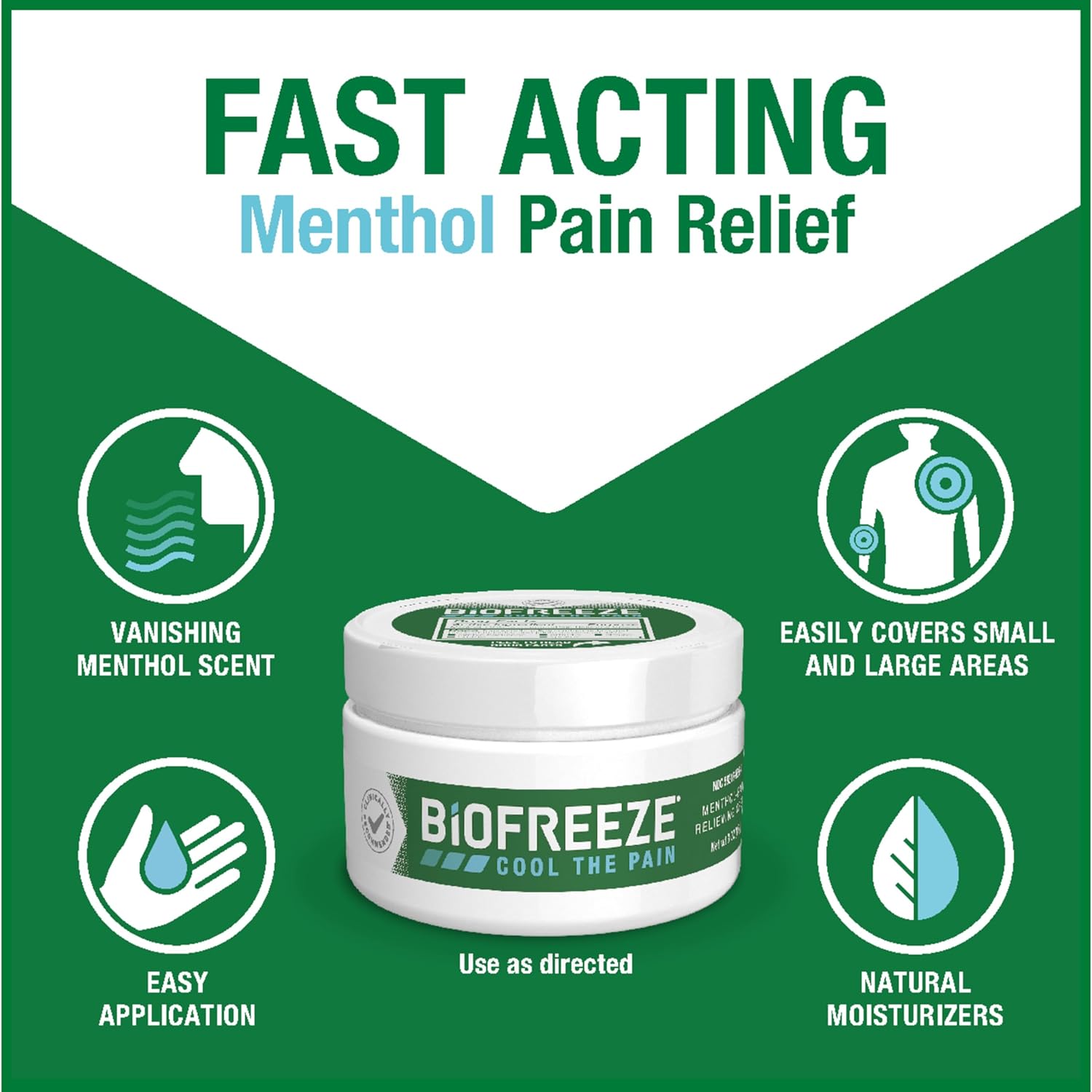 Biofreeze Pain Relief Cream 3 OZ