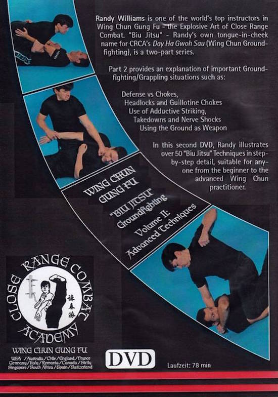 Biu Jitsu: Wing Chun Ground Fighting Vol 2 DVD by Randy Williams