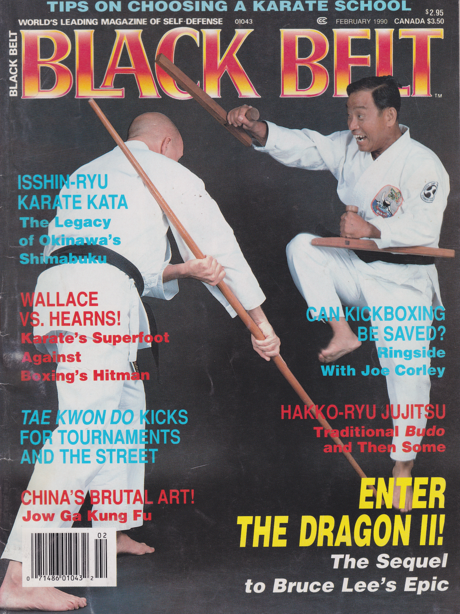 Black Belt Magazine Feb 1990 (Preowned)