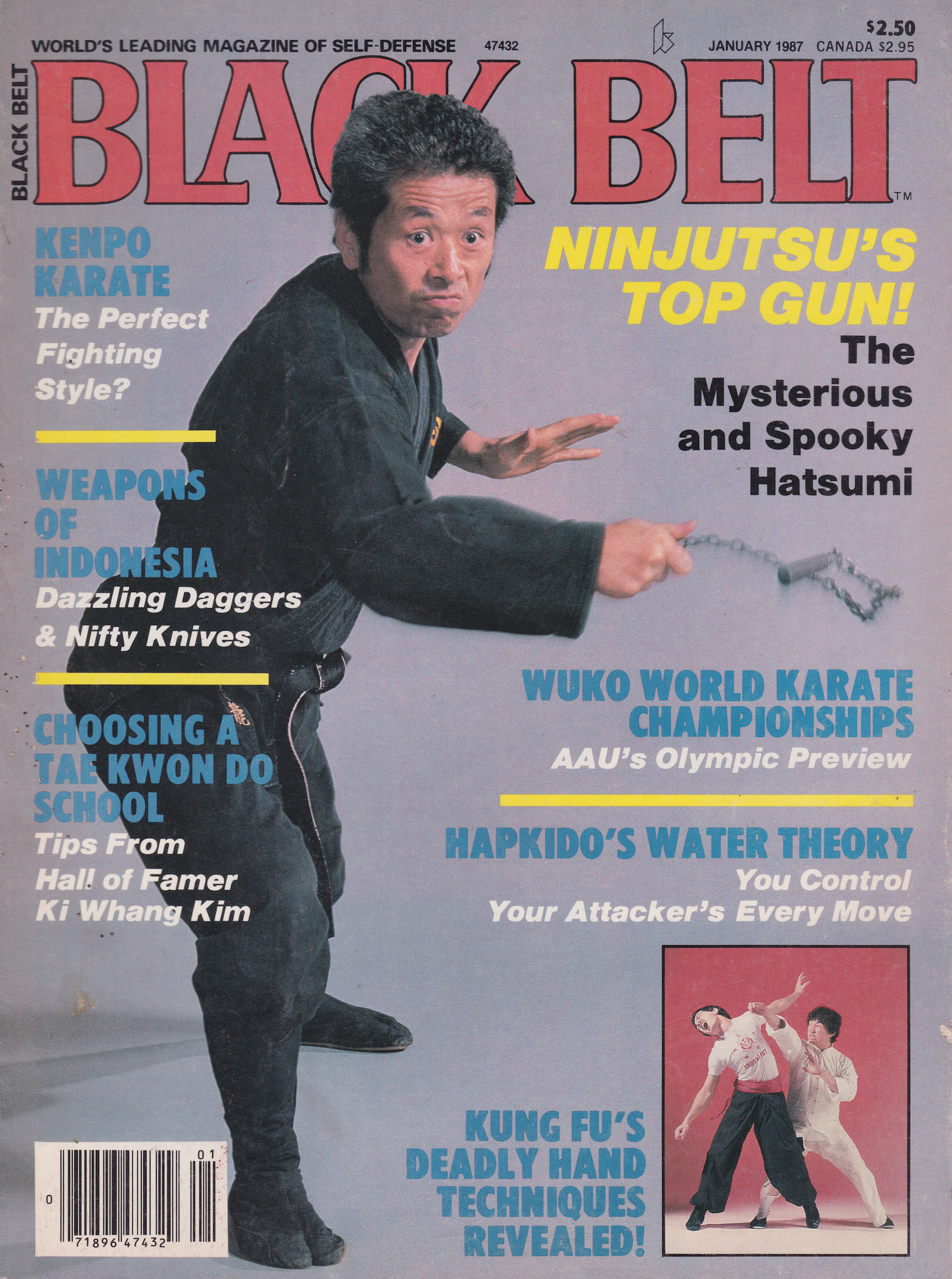 Black Belt Magazine Jan 1987 (Preowned)