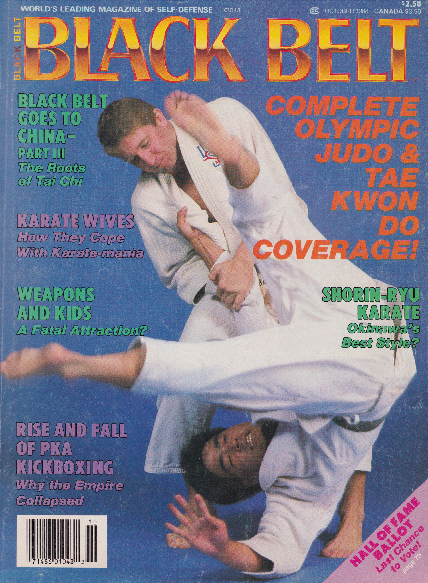 Black Belt Magazine Oct 1988 (Preowned)