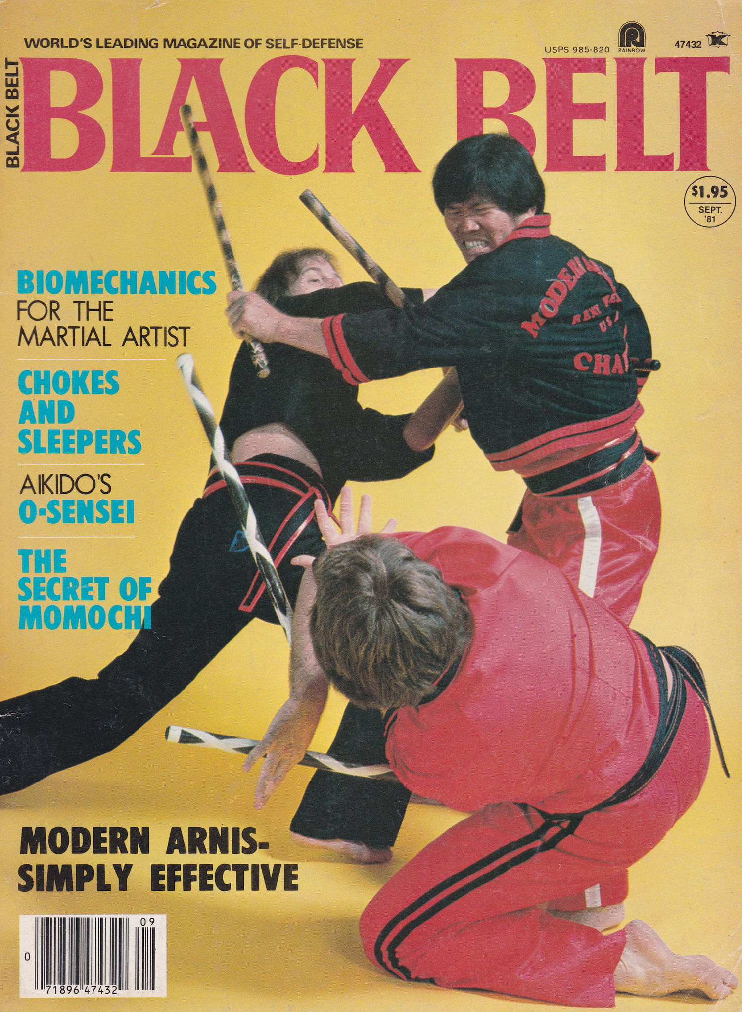 Black Belt Magazine Sept 1981 (Preowned)