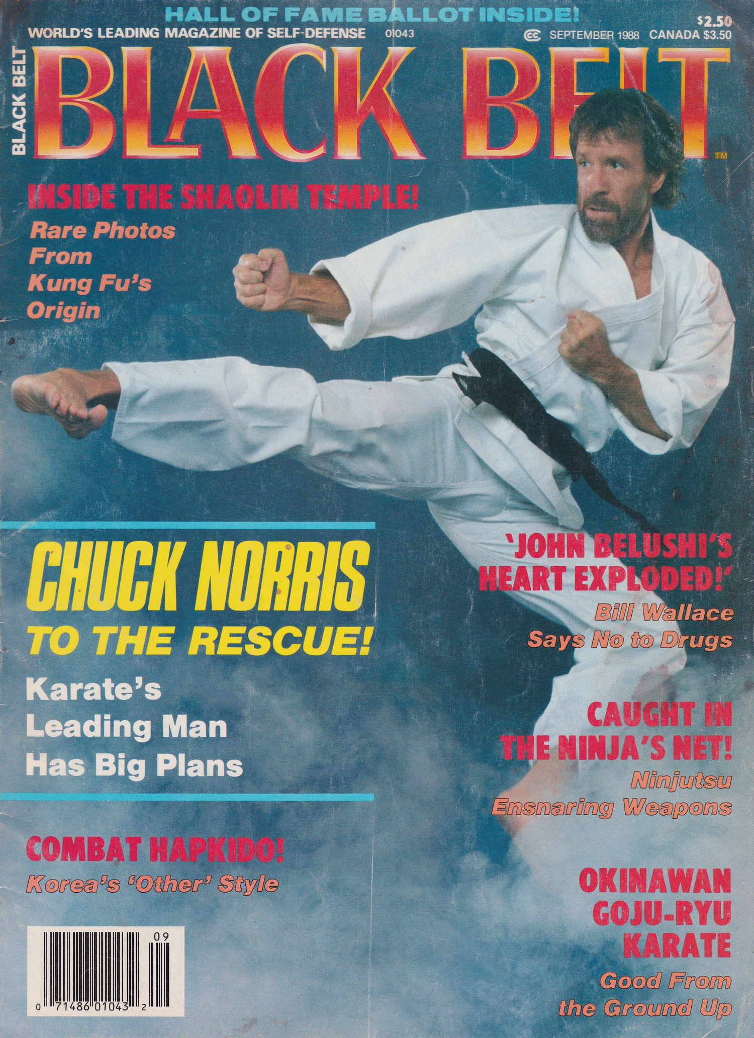 Black Belt Magazine Sept 1988 (Preowned)