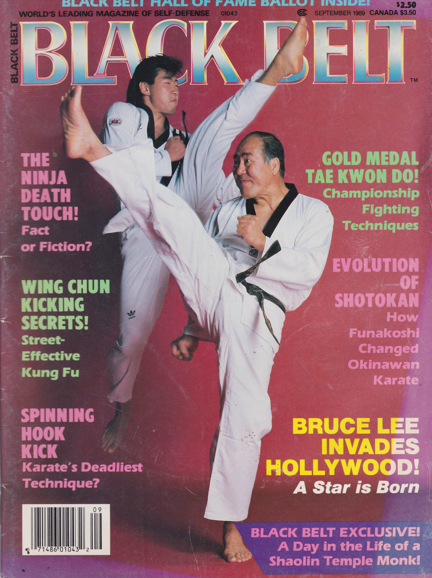 Black Belt Magazine Sept 1989 (Preowned)