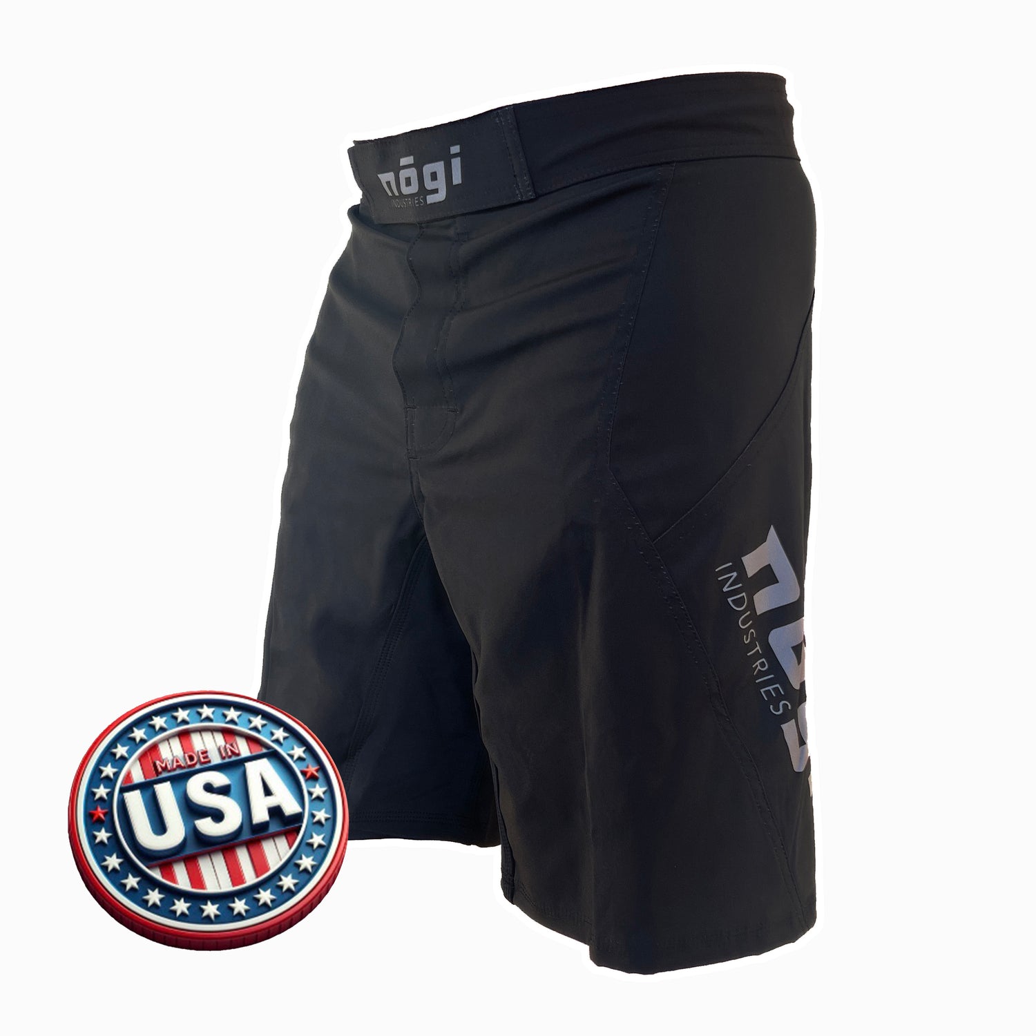 Phantom 4.0 Fight Shorts - Classic Black by Nogi Industries - MADE IN USA