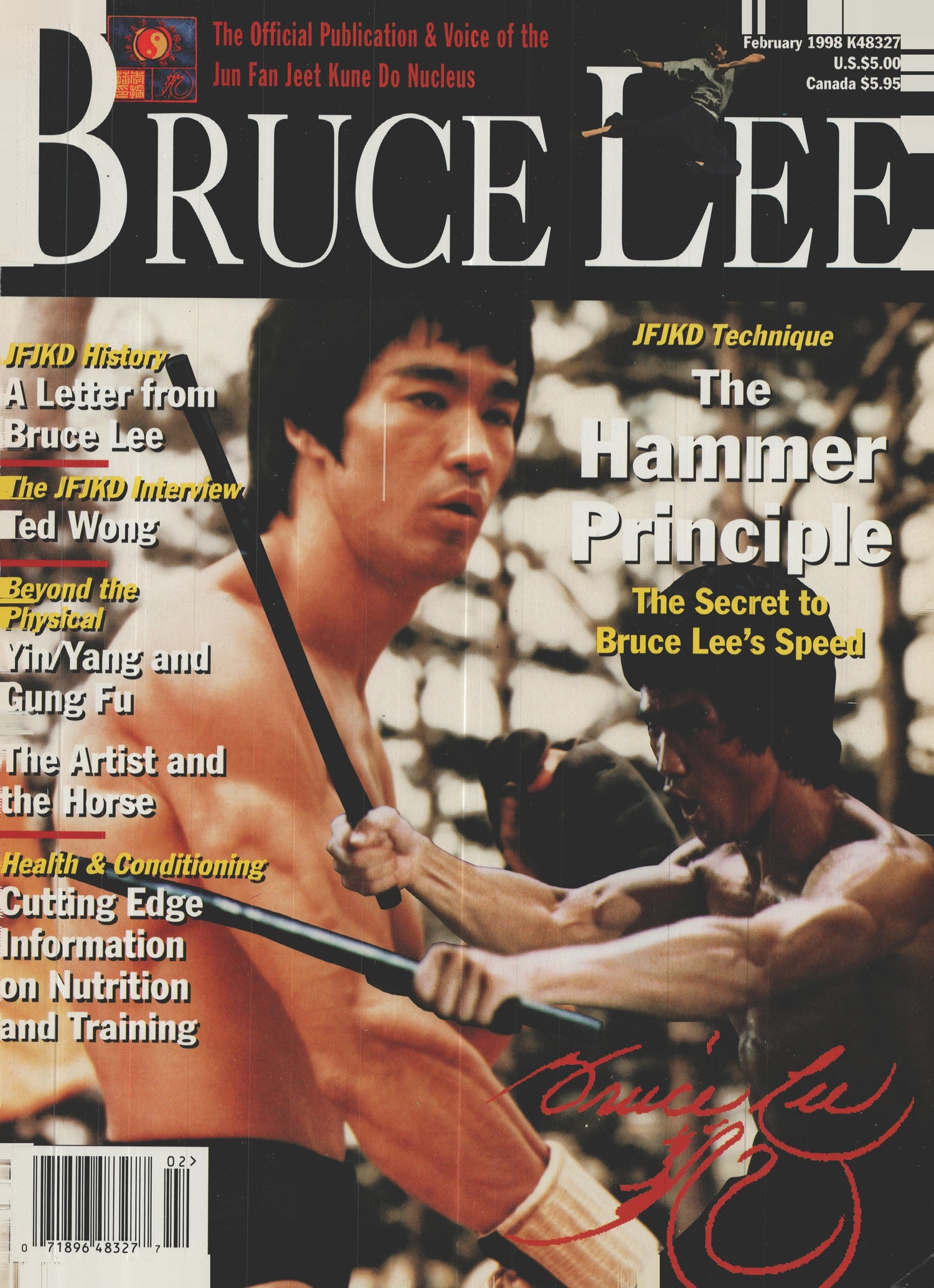 Bruce Lee: The Official Publication & Voice of the Jun Fan Jeet Kune Do Nucleus Feb 1998 (E-Book)