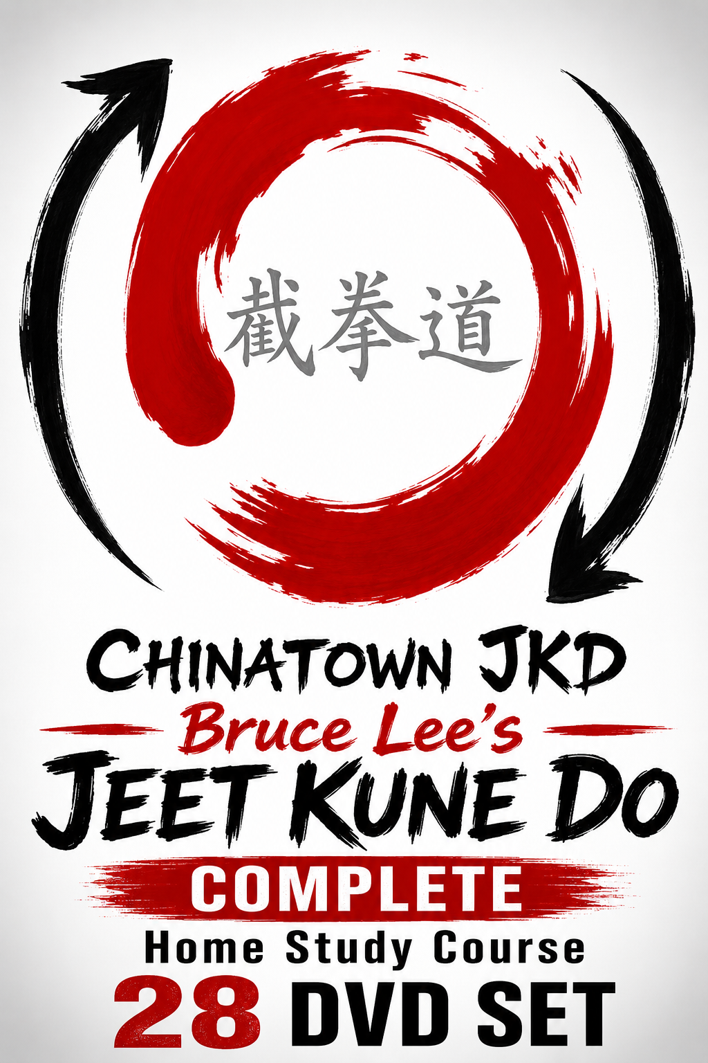 Bruce Lee's Jeet Kune Do COMPLETE Home Study Course 28 DVD Set