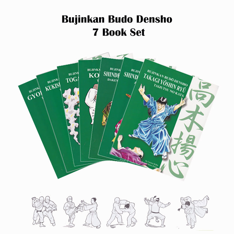 Bujinkan Budo Densho Juego completo de 7 libros de Carsten Kuhn