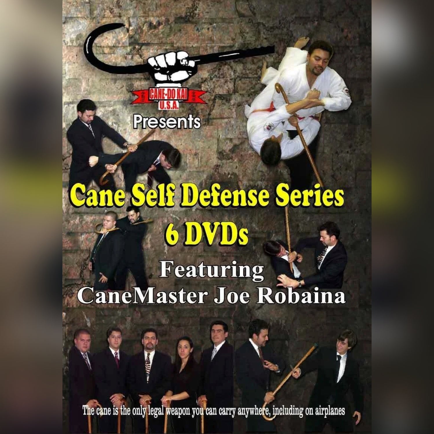 Cane Self Defense 6 Vol Series by Joe Robaina (On Demand)