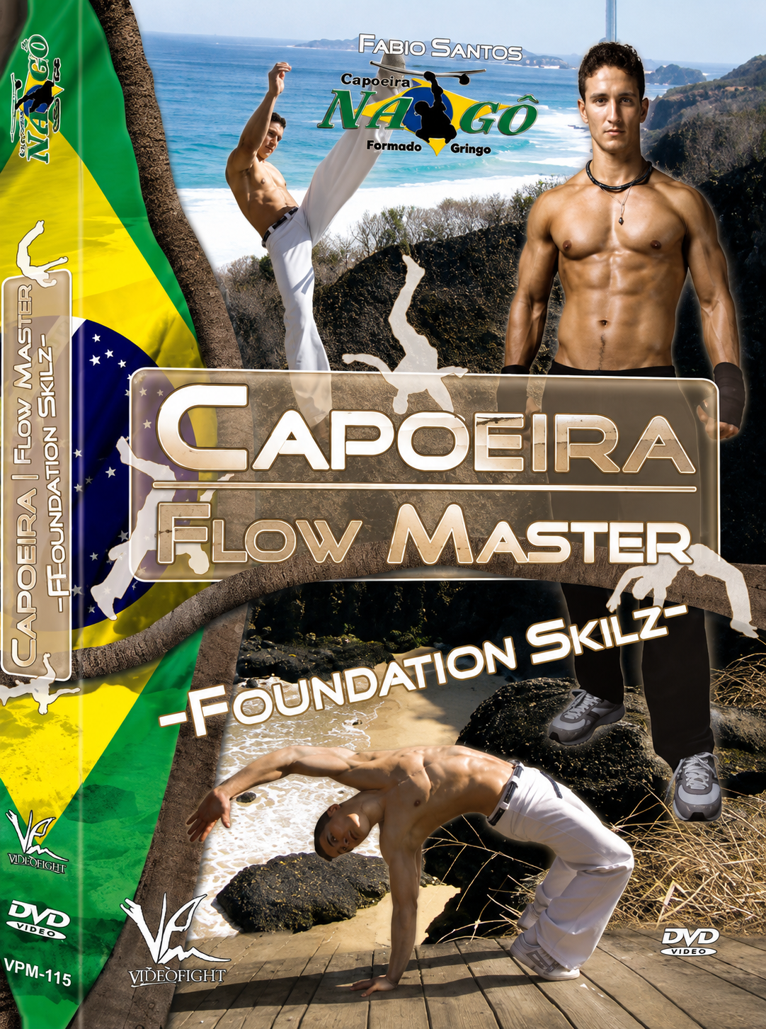 Capoeira Flow Master: Foundation Skilz DVD by Fabio Santos