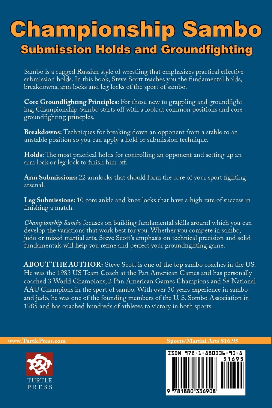 Championship Sambo: Submission Holds and Groundfighting Book by Steve Scott
