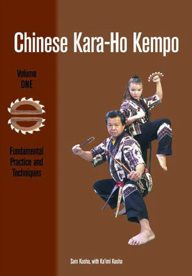 Libro chino Kara Ho Kempo #1 sobre ataques con armas de lucha callejera de Sam Kuoha