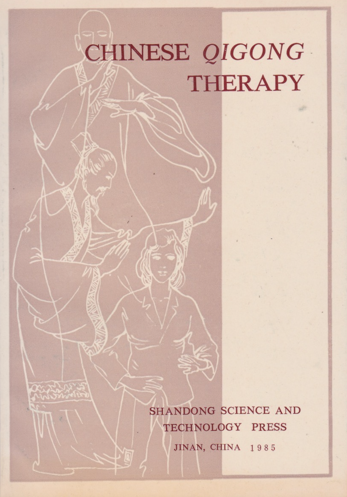 Chinese Qigong Therapy Book Compiled by Zhang Mingwu & Sun Xingyuan (Preowned)