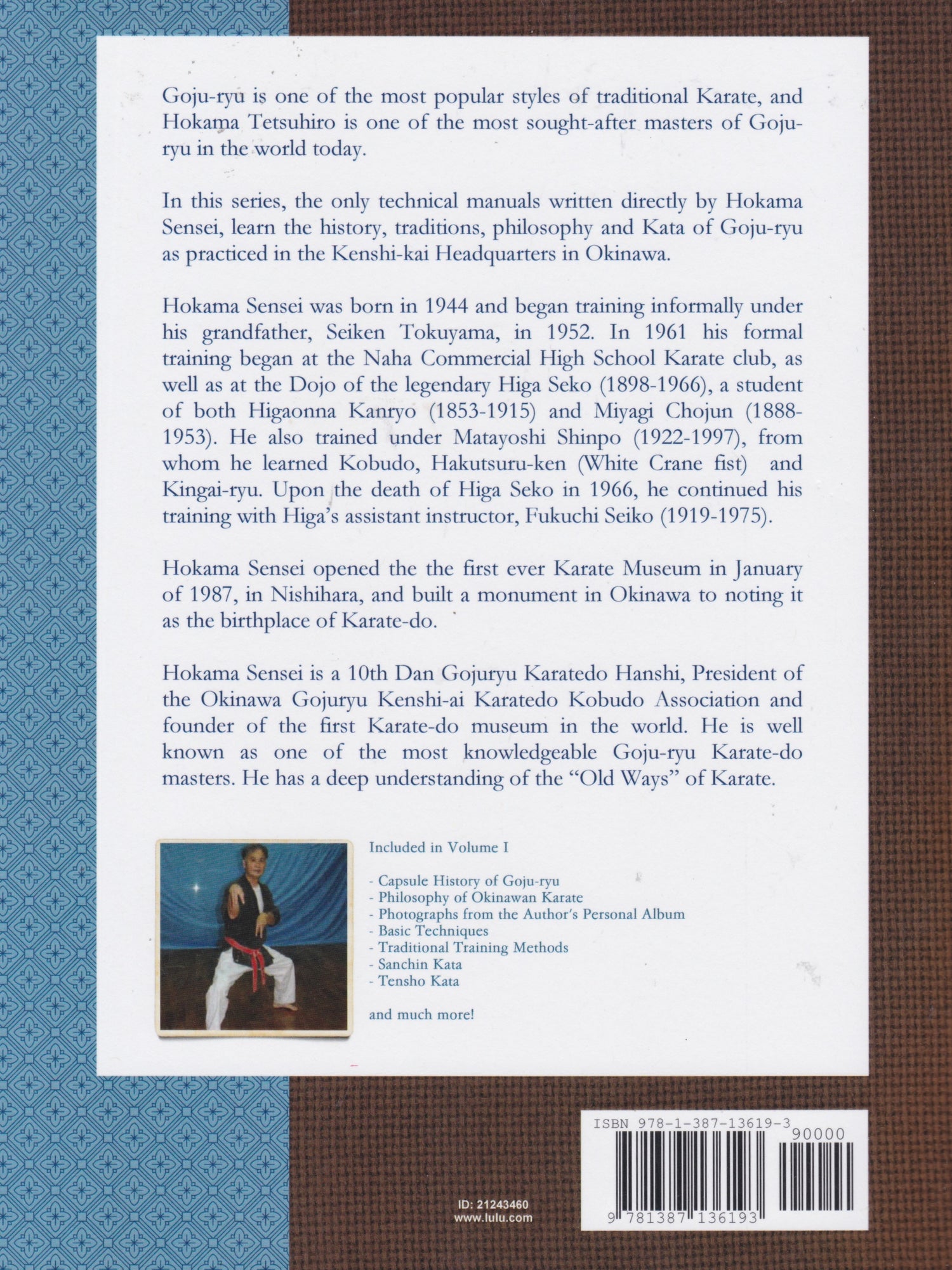 Classical Okinawan Goju Ryu Book by Tetsuhiro Hokama