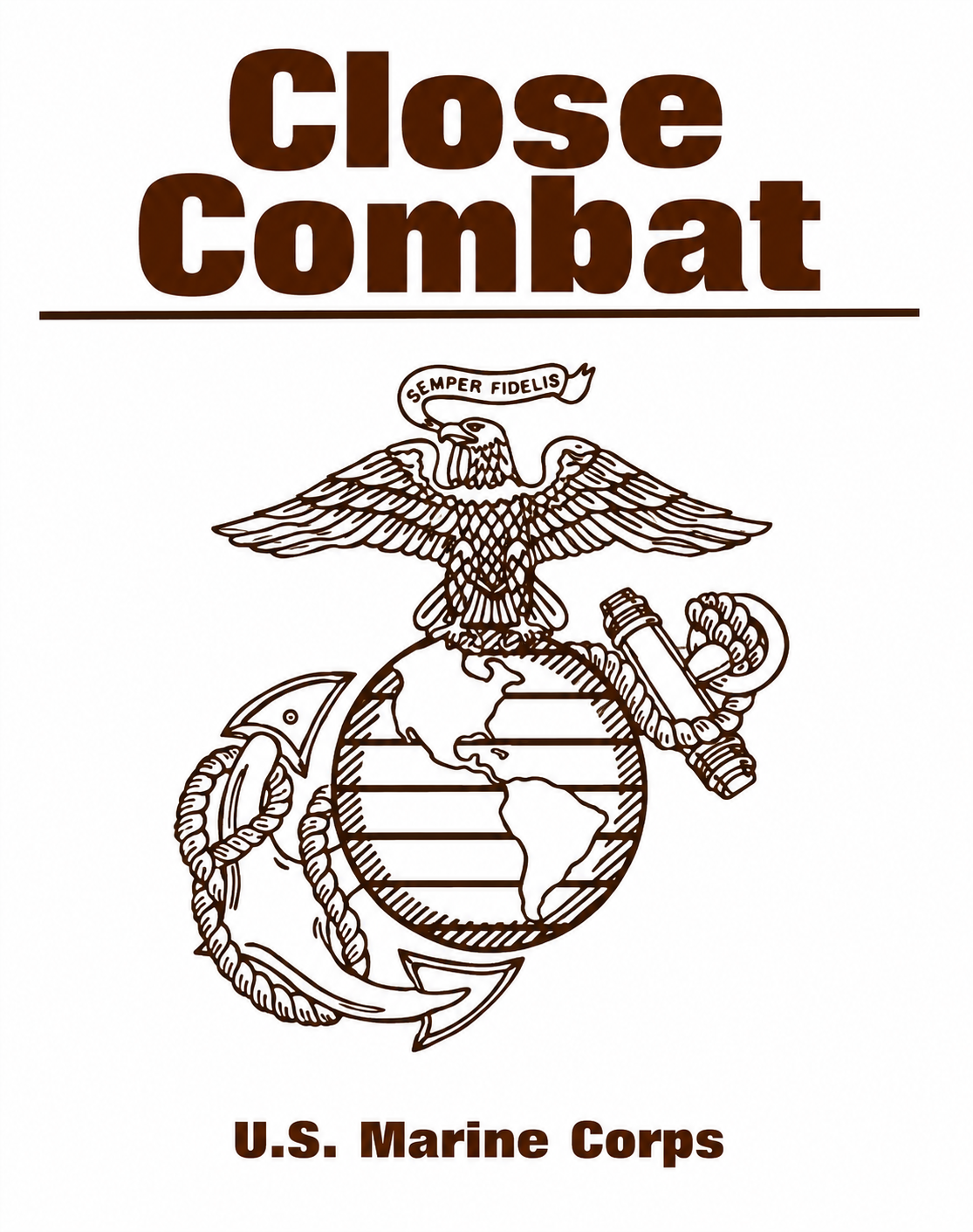 Close Combat Book by US Marine Corps